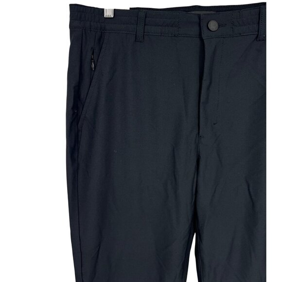 Marc New York Men 34 x 32 Commuter Pant Straight Black Modern Stretch Career New - Picture 3 of 9